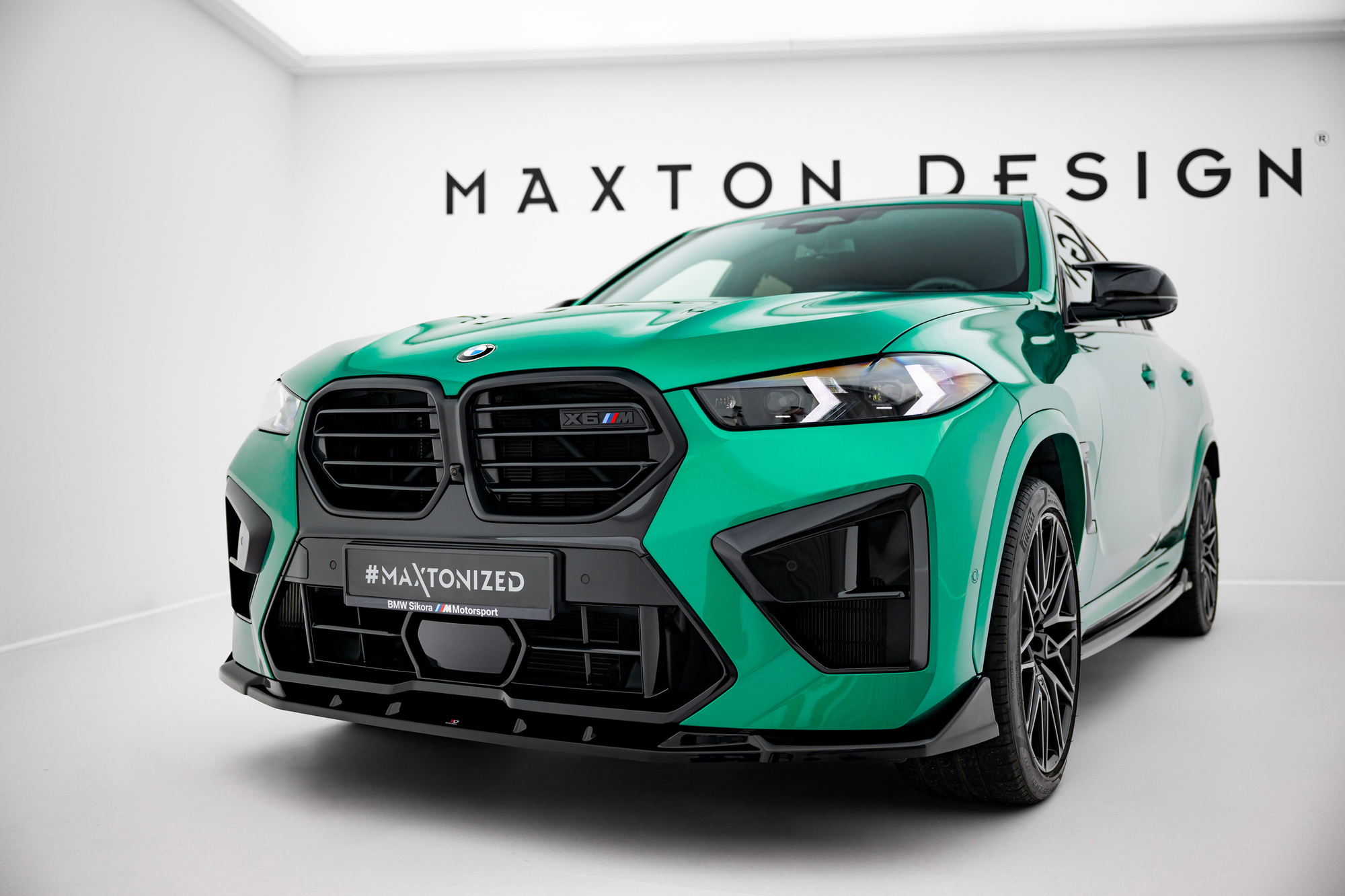 FRONT SPLITTER V.2 SUITABLE FOR BMW X6 M F96 FACELIFT – MAXTON DESIGN - 2