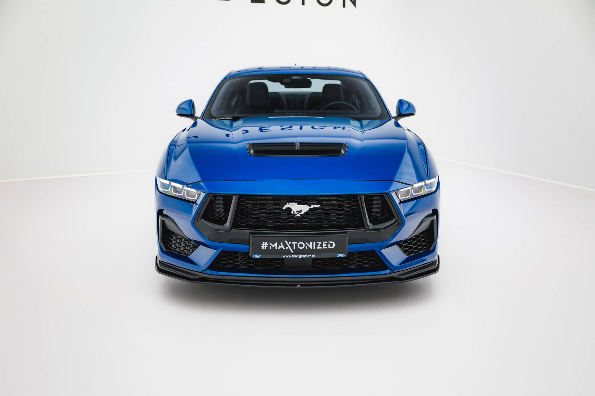 STREET PRO FRONT SPLITTER SUITABLE FOR FORD MUSTANG GT MK7 – MAXTON DESIGN - 4