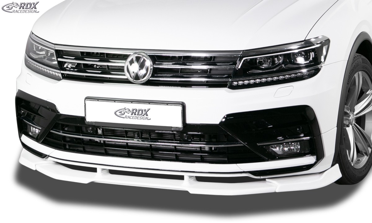 FRONT SPOILER VARIO-X VW TIGUAN (2016+) R-LINE FRONT LIP SPLITTER