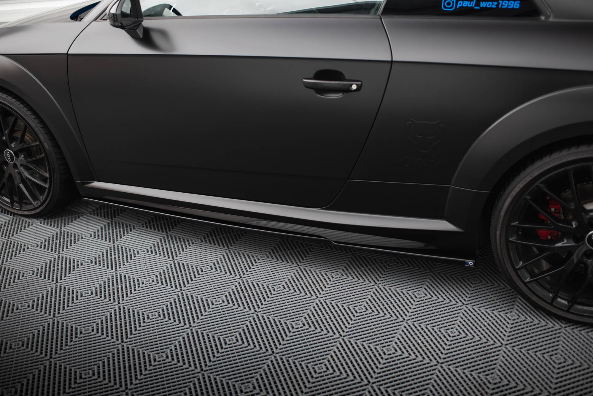 Side Skirts Diffusers Audi TT S 8S Facelift - 4