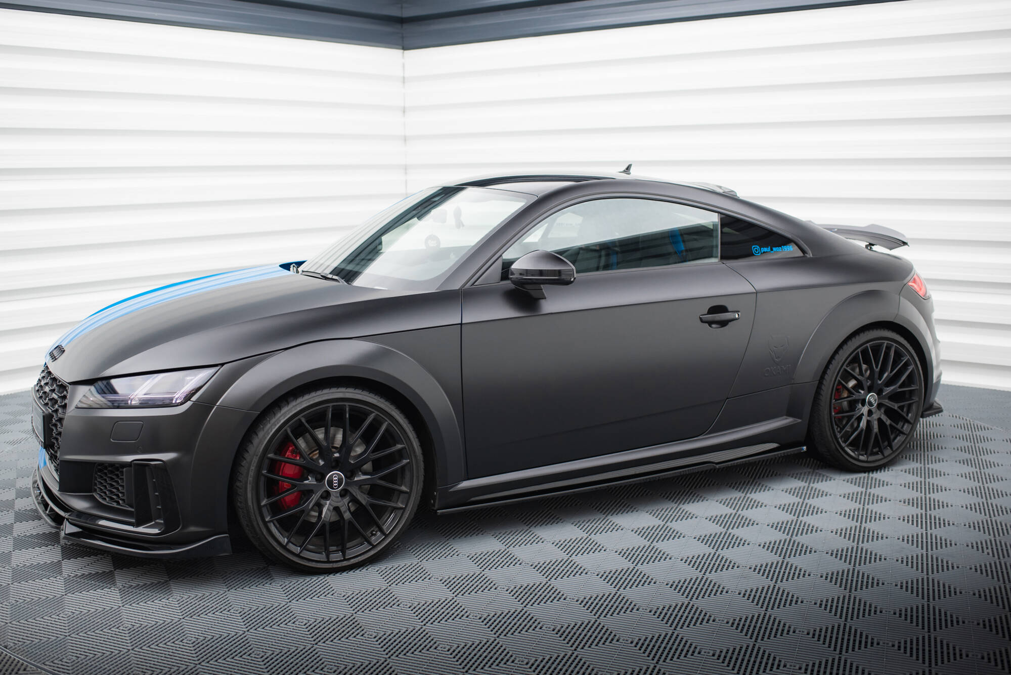 Side Skirts Diffusers Audi TT S 8S Facelift - 2