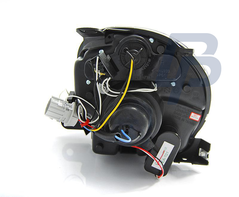 HEADLIGHTS FIAT 500 07- PROJEKTOR CHROME LED - 2