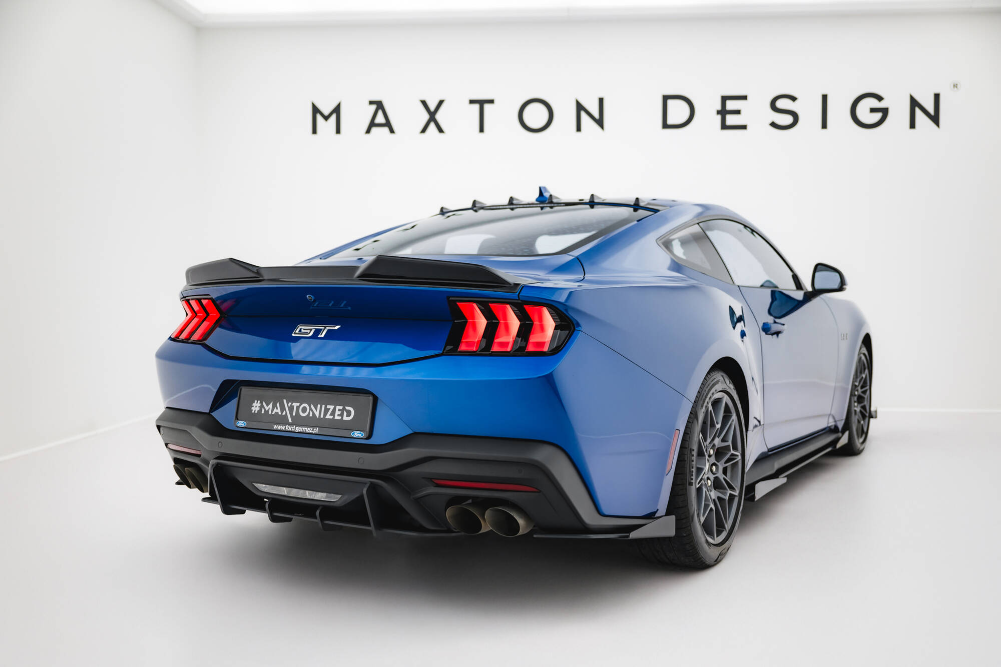 STREET PRO REAR DIFFUSER SUITABLE FOR FORD MUSTANG GT MK7 – MAXTON DESIGN - 3