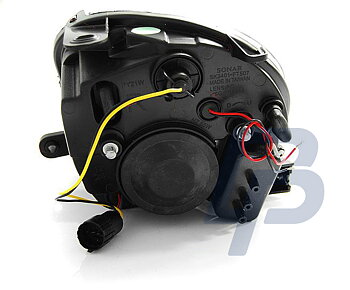 HEADLIGHTS FIAT 500 07-  CHROME LED