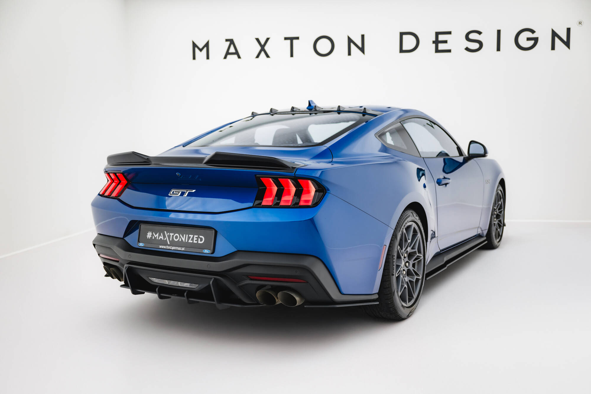 STREET PRO REAR SIDE SPLITTERS SUITABLE FOR FORD MUSTANG GT MK7 – MAXTON DESIGN