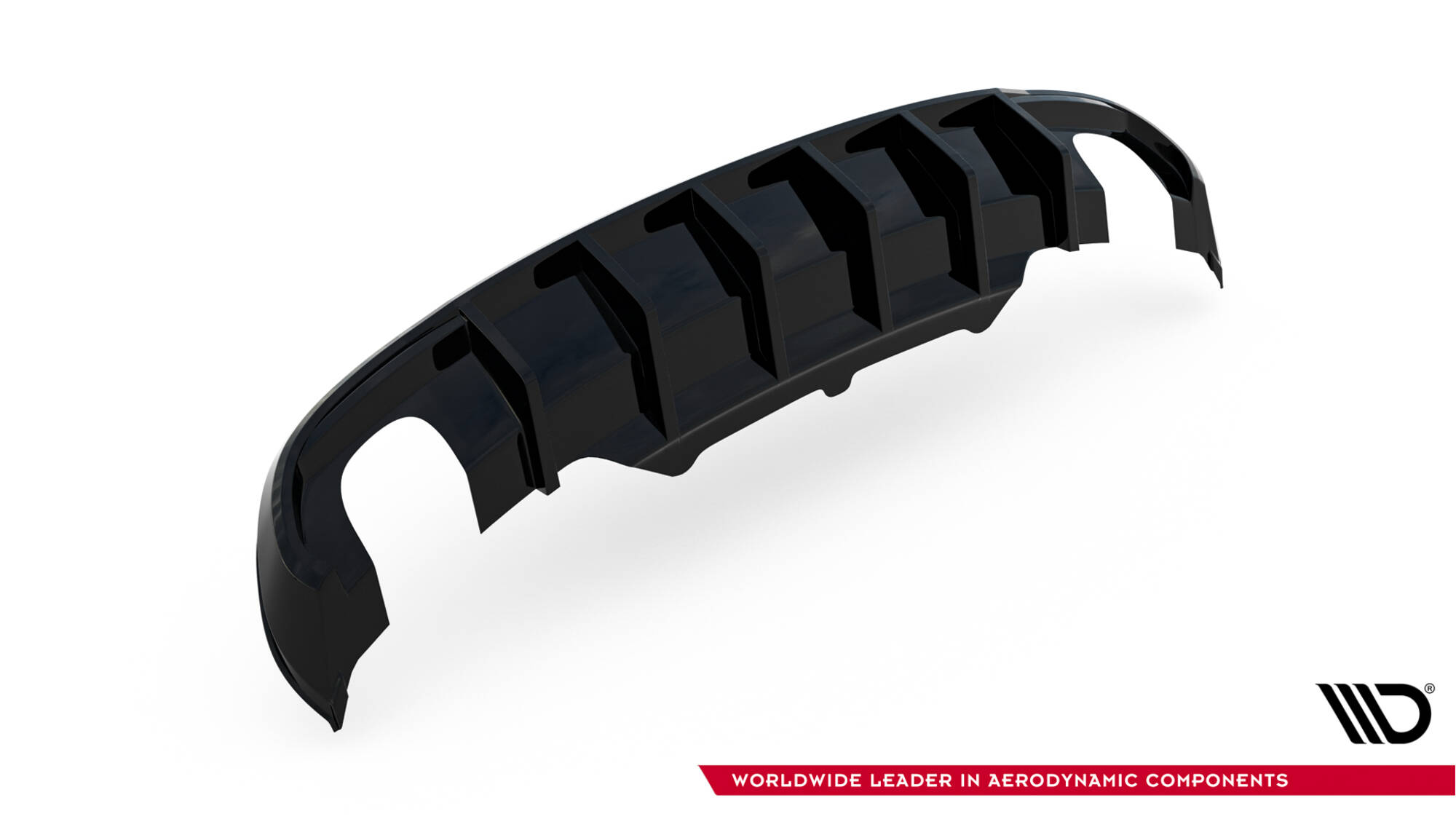 Rear Valance Audi A5 Coupe / Cabrio S-Line 8T (Version with single exhausts on both sides) - 7