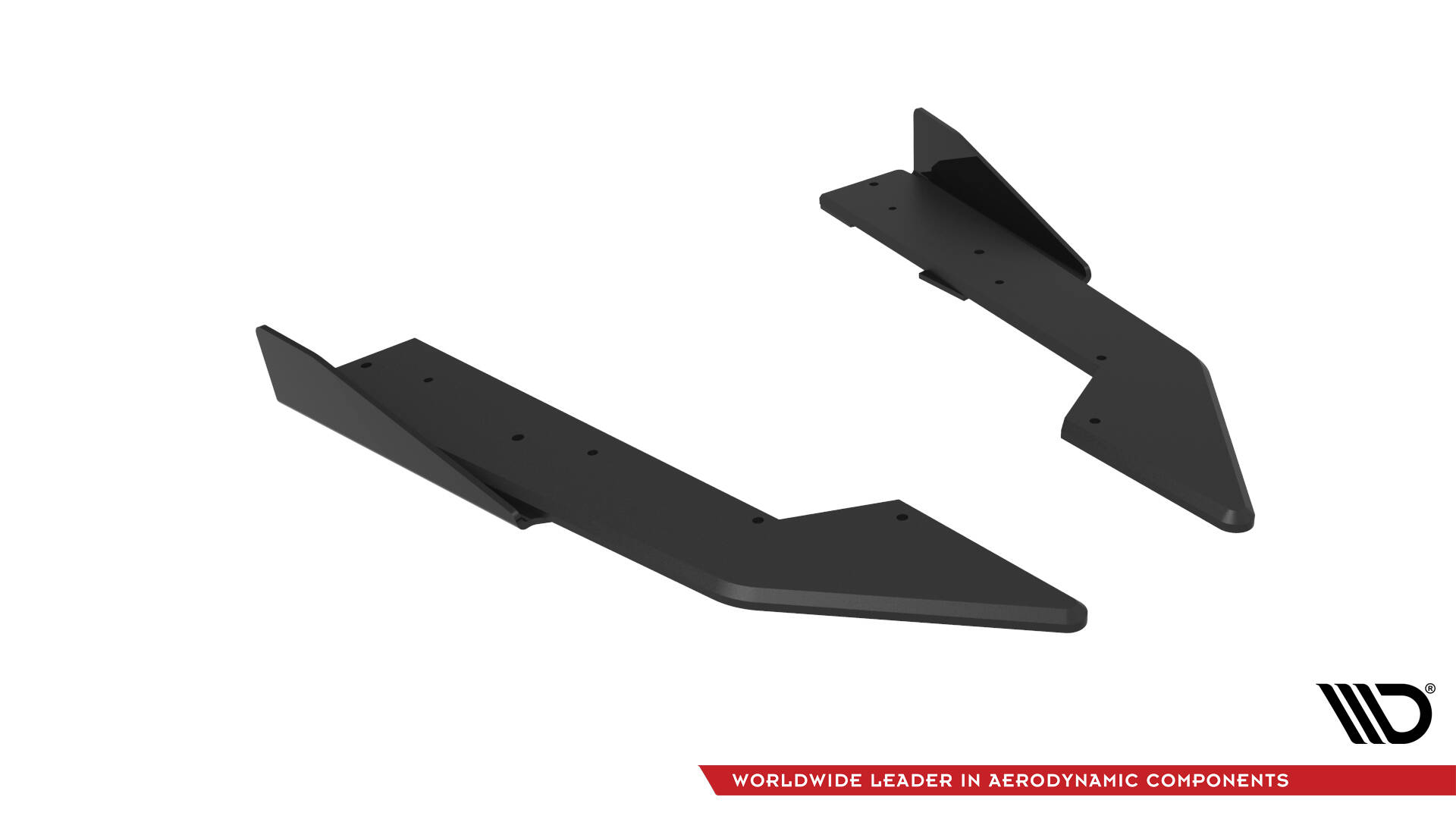 STREET PRO REAR SIDE SPLITTERS + FLAPS SUITABLE FOR FORD MUSTANG GT MK7 – MAXTON DESIGN - 5