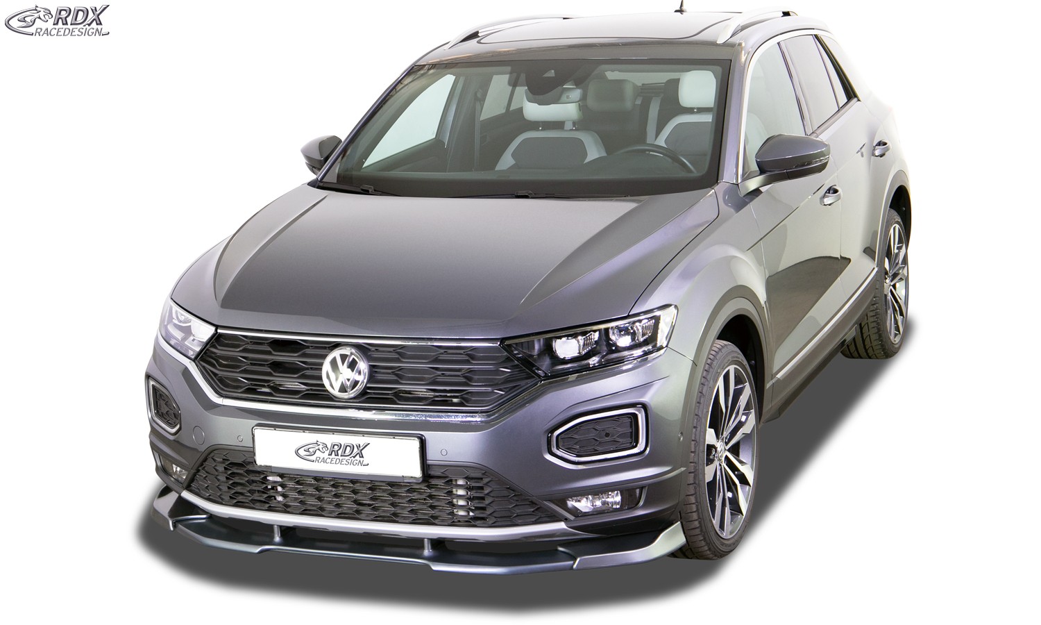FRONT SPOILER VARIO-X VW T-ROC FRONT LIP SPLITTER - 2
