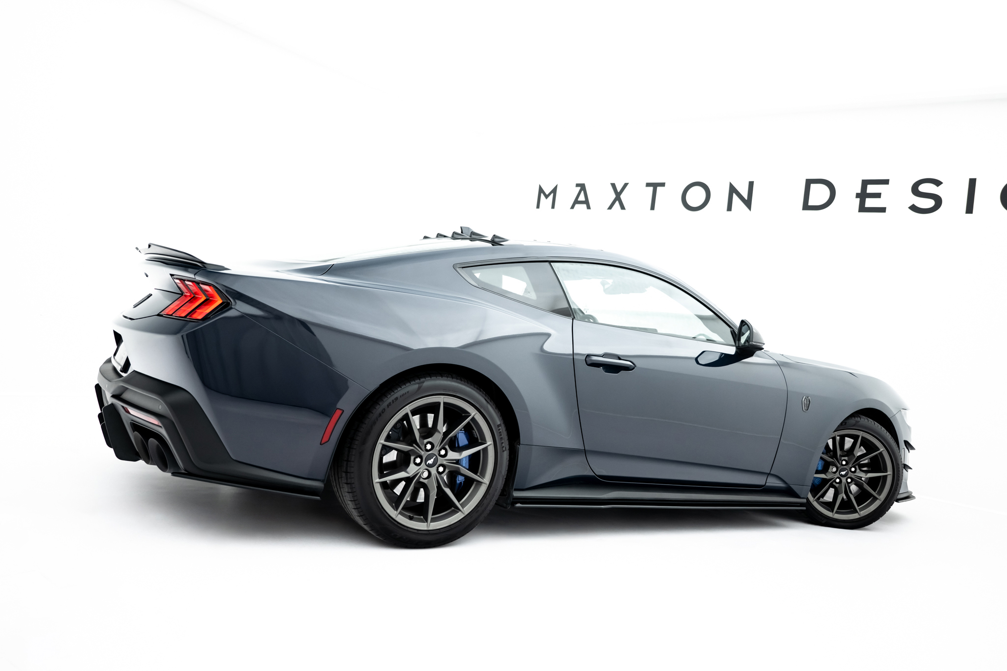 STREET PRO SIDE SKIRTS DIFFUSERS SUITABLE FOR FORD MUSTANG DARK HORSE MK7 – MAXTON DESIGN - 3