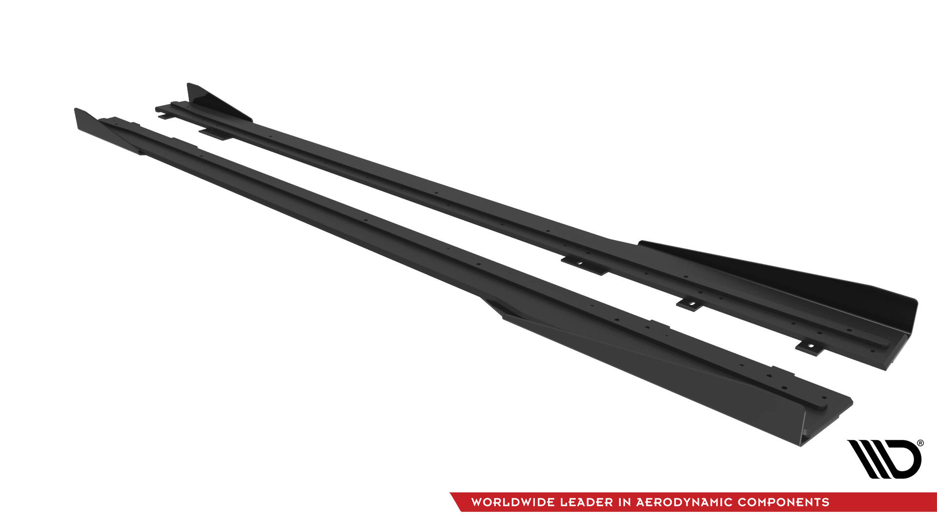 STREET PRO SIDE SKIRTS DIFFUSERS + FLAPS SUITABLE FOR FORD MUSTANG DARK HORSE MK7 – MAXTON DESIGN - 6