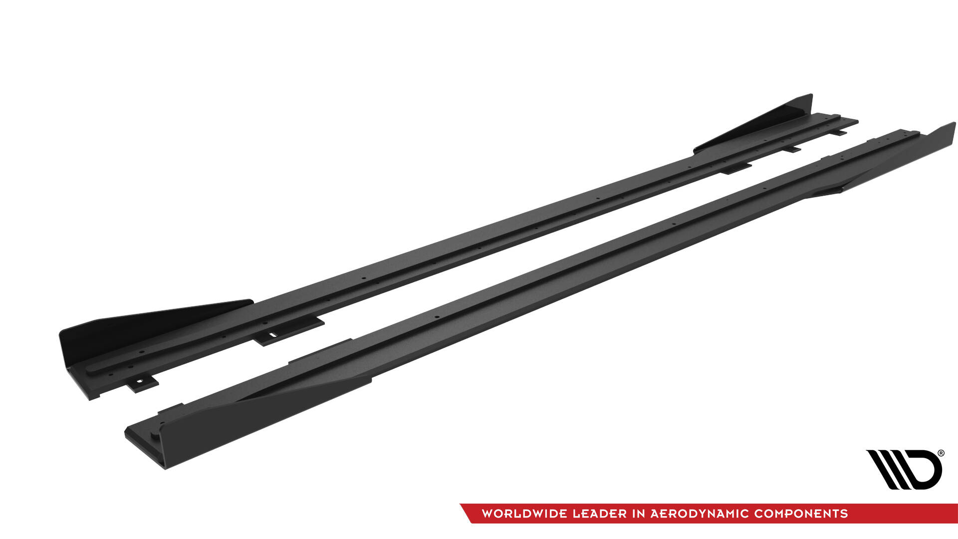 STREET PRO SIDE SKIRTS DIFFUSERS + FLAPS SUITABLE FOR FORD MUSTANG DARK HORSE MK7 – MAXTON DESIGN - 4