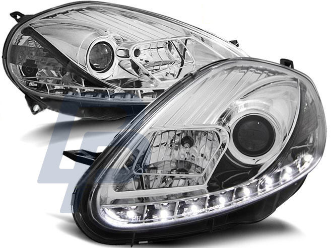 HEADLIGHTS FIAT GRANDE PUNTO 09.05-08 DAYLIGHT CHROME - 3
