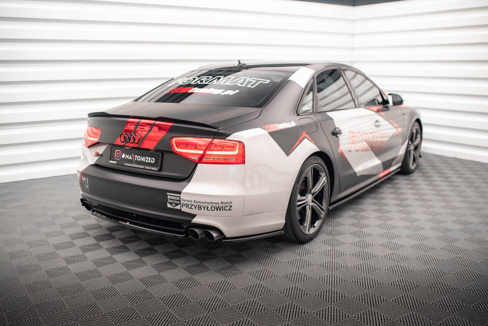 Rear Side Splitters Audi S8 D4 - 4