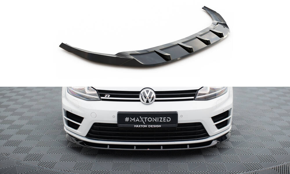 Front Splitter V.6 Volkswagen Golf R / R-Line Mk7