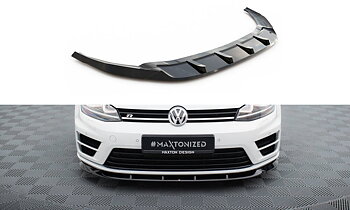 FRONT SPLITTER V.6 SUITABLE FOR VOLKSWAGEN GOLF R / R-LINE MK7 – MAXTON DESIGN