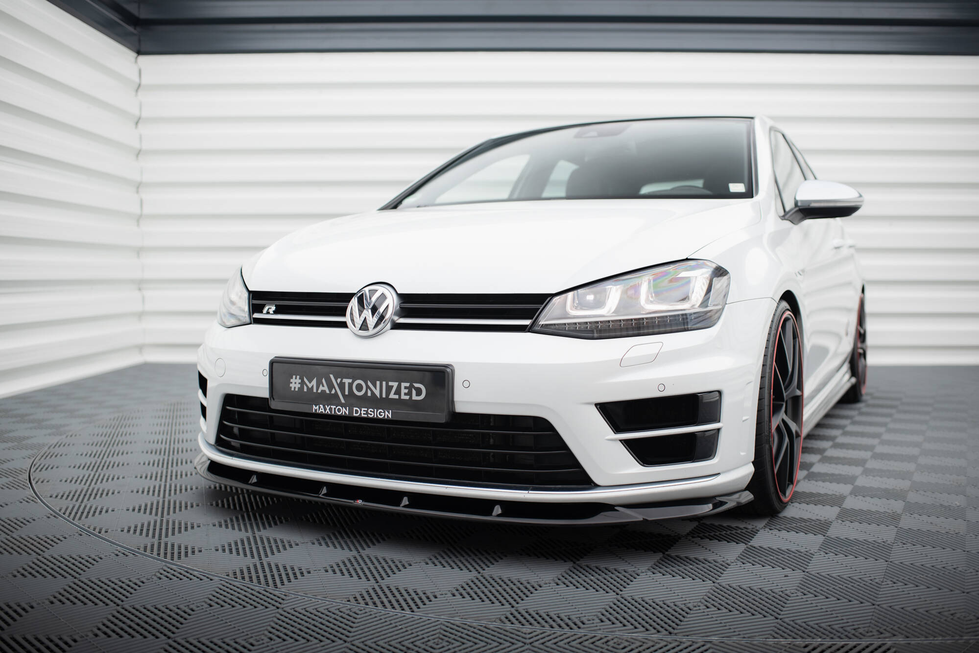 Front Splitter V.6 Volkswagen Golf R / R-Line Mk7 - 3