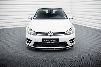 FRONT SPLITTER V.6 SUITABLE FOR VOLKSWAGEN GOLF R / R-LINE MK7 – MAXTON DESIGN