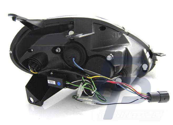 HEADLIGHTS FIAT GRANDE PUNTO 08-09 DAYLIGHT BLACK - 2