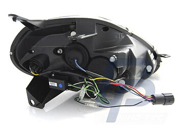STRÅLKASTARE FIAT GRANDE PUNTO 08-09 DAYLIGHT SVARTA