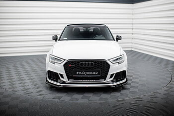 FRONT SPLITTER V.4 SUITABLE FOR AUDI RS3 SEDAN 8V FACELIFT – MAXTON DESIGN