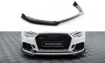 FRONT SPLITTER V.4 SUITABLE FOR AUDI RS3 SEDAN 8V FACELIFT – MAXTON DESIGN