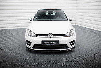 FRONT SPLITTER V.5 SUITABLE FOR VOLKSWAGEN GOLF R / R-LINE MK7 – MAXTON DESIGN