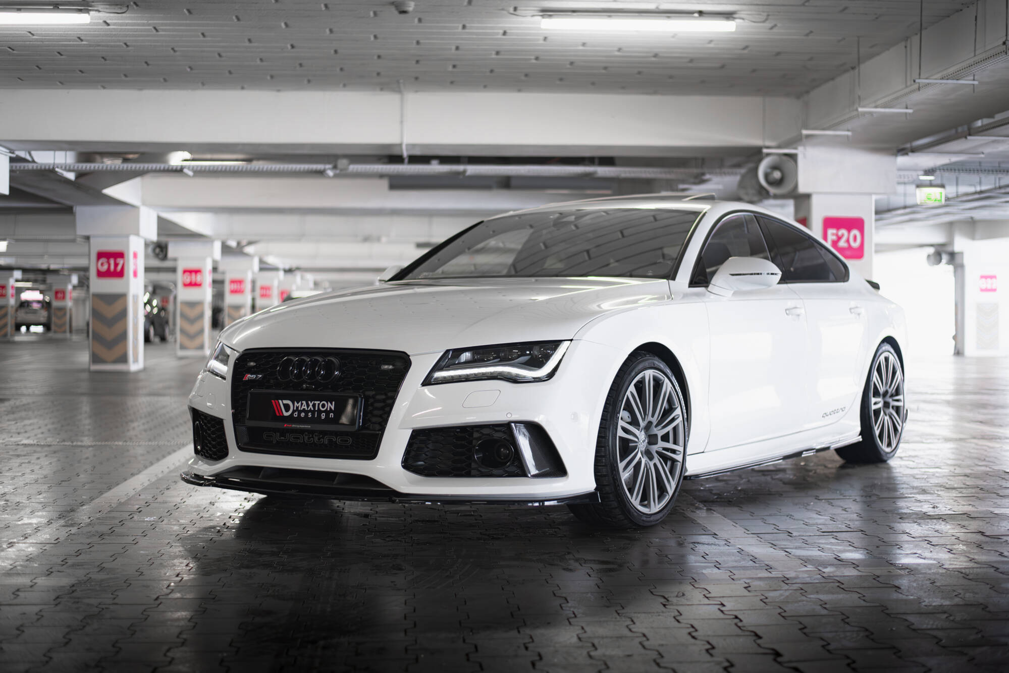 Front Splitter V.3 Audi RS7 C7 Facelift - 5