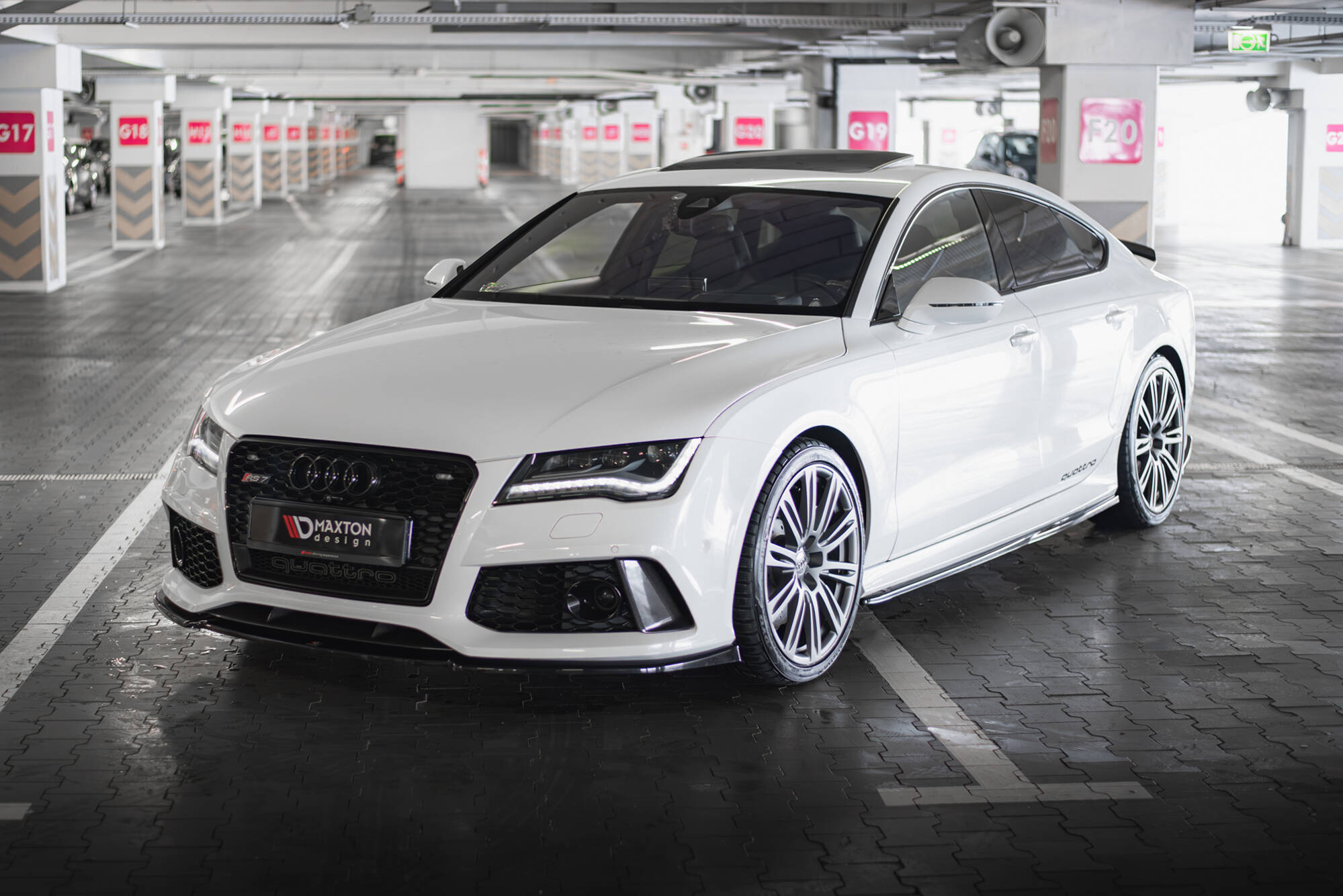 Front Splitter V.3 Audi RS7 C7 Facelift - 3