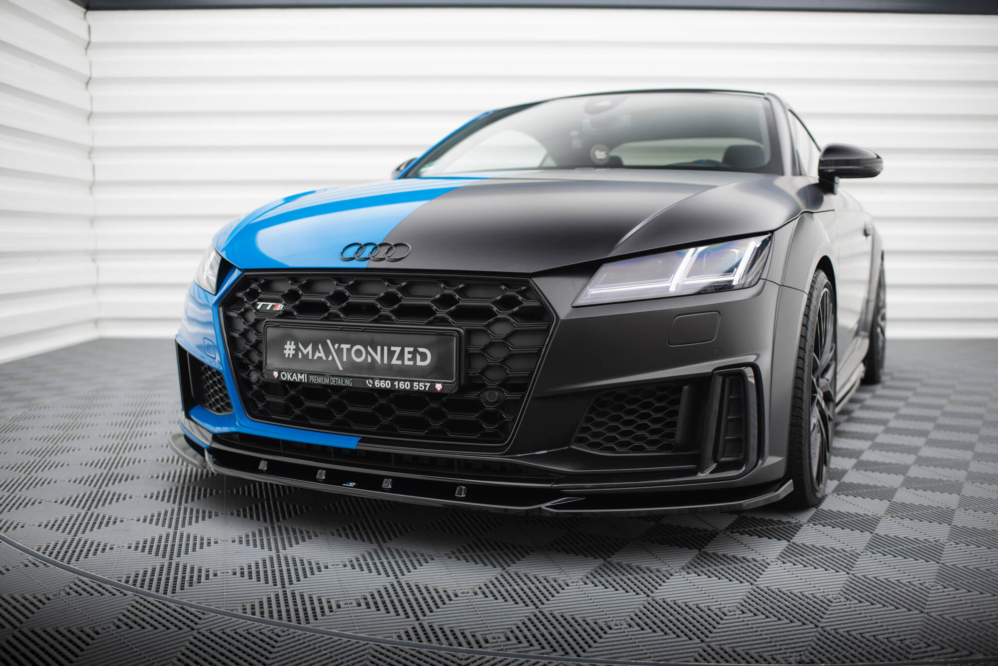 Front Splitter V.2 Audi TT S 8S Facelift - 3