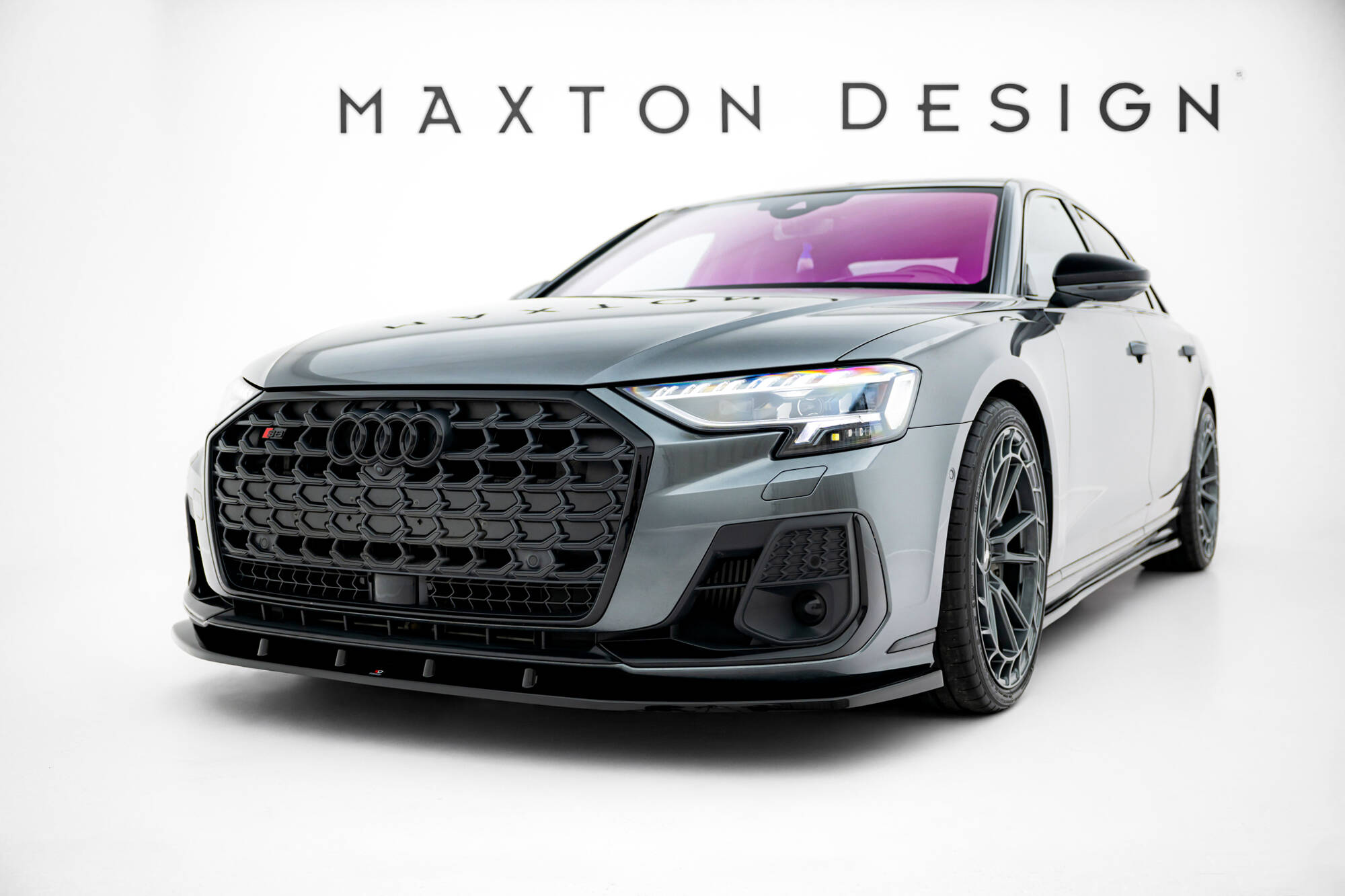 FRONT SPLITTER V.1 SUITABLE FOR AUDI S8 / A8 S-LINE D5 FACELIFT – MAXTON DESIGN - 5