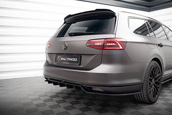 Central Rear Splitter (Vertical Bars) Volkswagen Passat R-Line B8