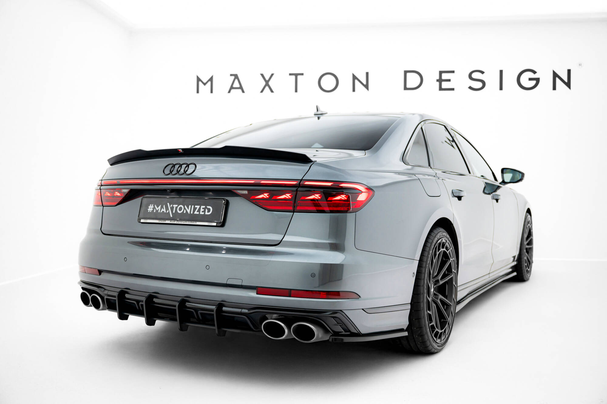 STREET PRO REAR DIFFUSER SUITABLE FOR AUDI S8 D5 FACELIFT – MAXTON DESIGN - 5