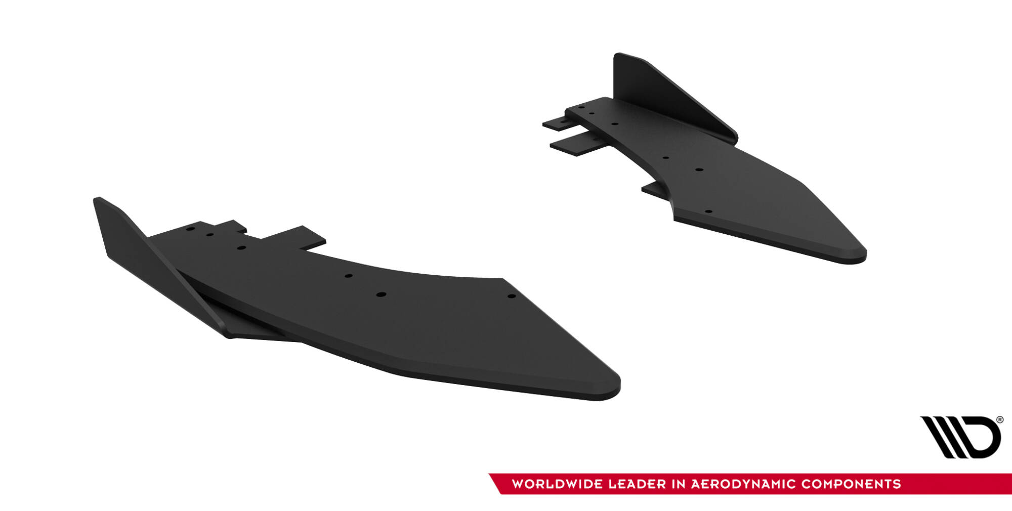 STREET PRO REAR SIDE SPLITTERS + FLAPS SUITABLE FOR AUDI S3 SEDAN 8Y FACELIFT – MAXTON DESIGN - 4
