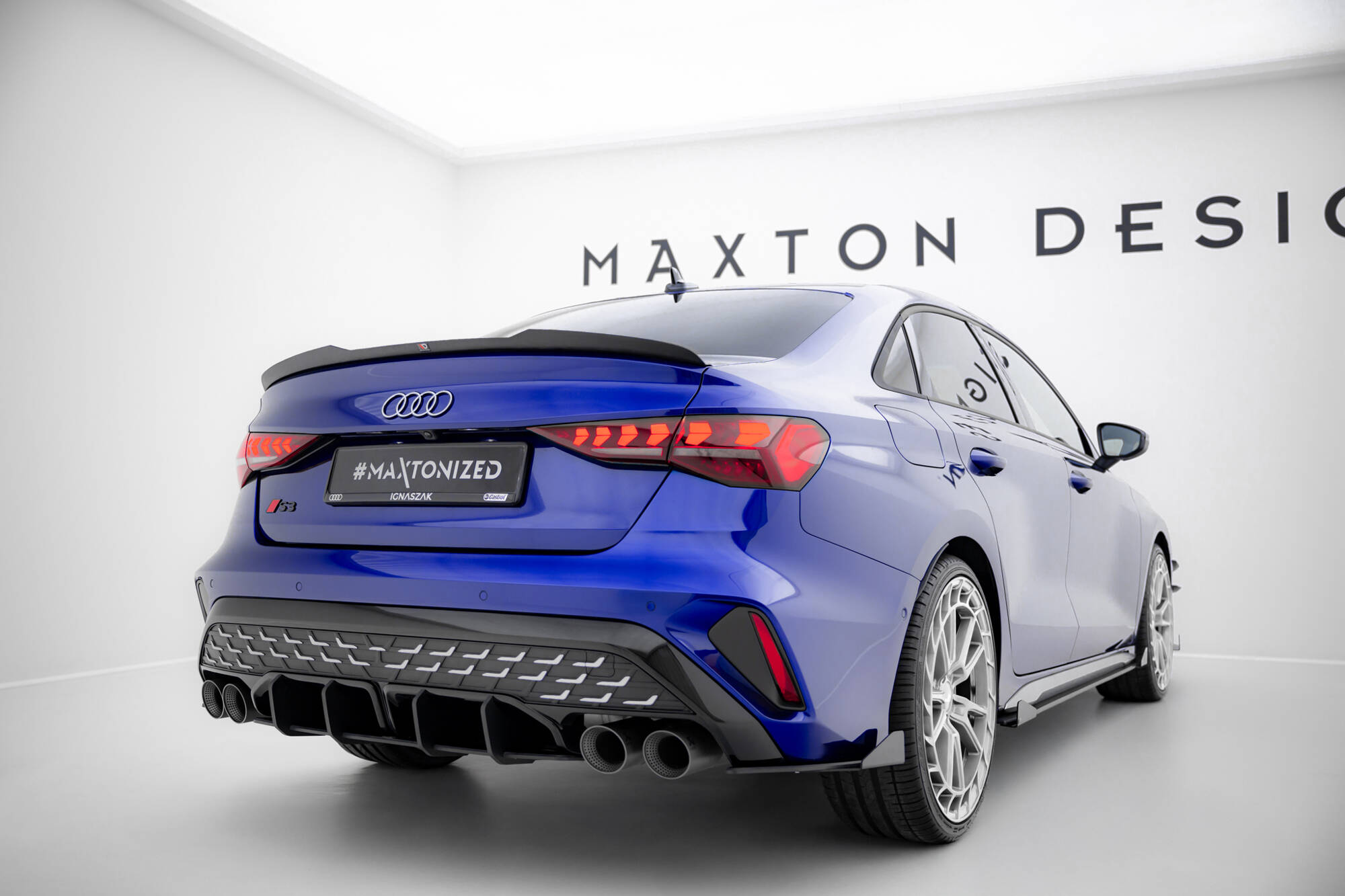 REAR SIDE FLAPS SUITABLE FOR AUDI S3 SEDAN 8Y FACELIFT – MAXTON DESIGN - 3