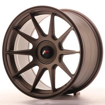 Japan Racing JR11 17x9 ET25-35 Blank Matt Bronze