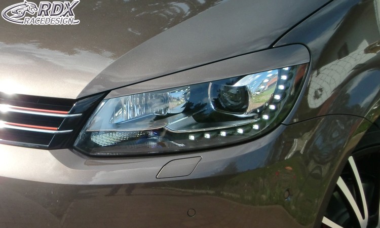 HEADLIGHT COVERS VW TOURAN 1T1 FACELIFT 2011+ / CADDY 2011+