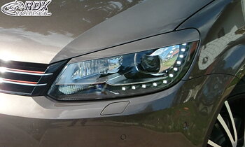 HEADLIGHT COVERS VW TOURAN 1T1 FACELIFT 2011+ / CADDY 2011+