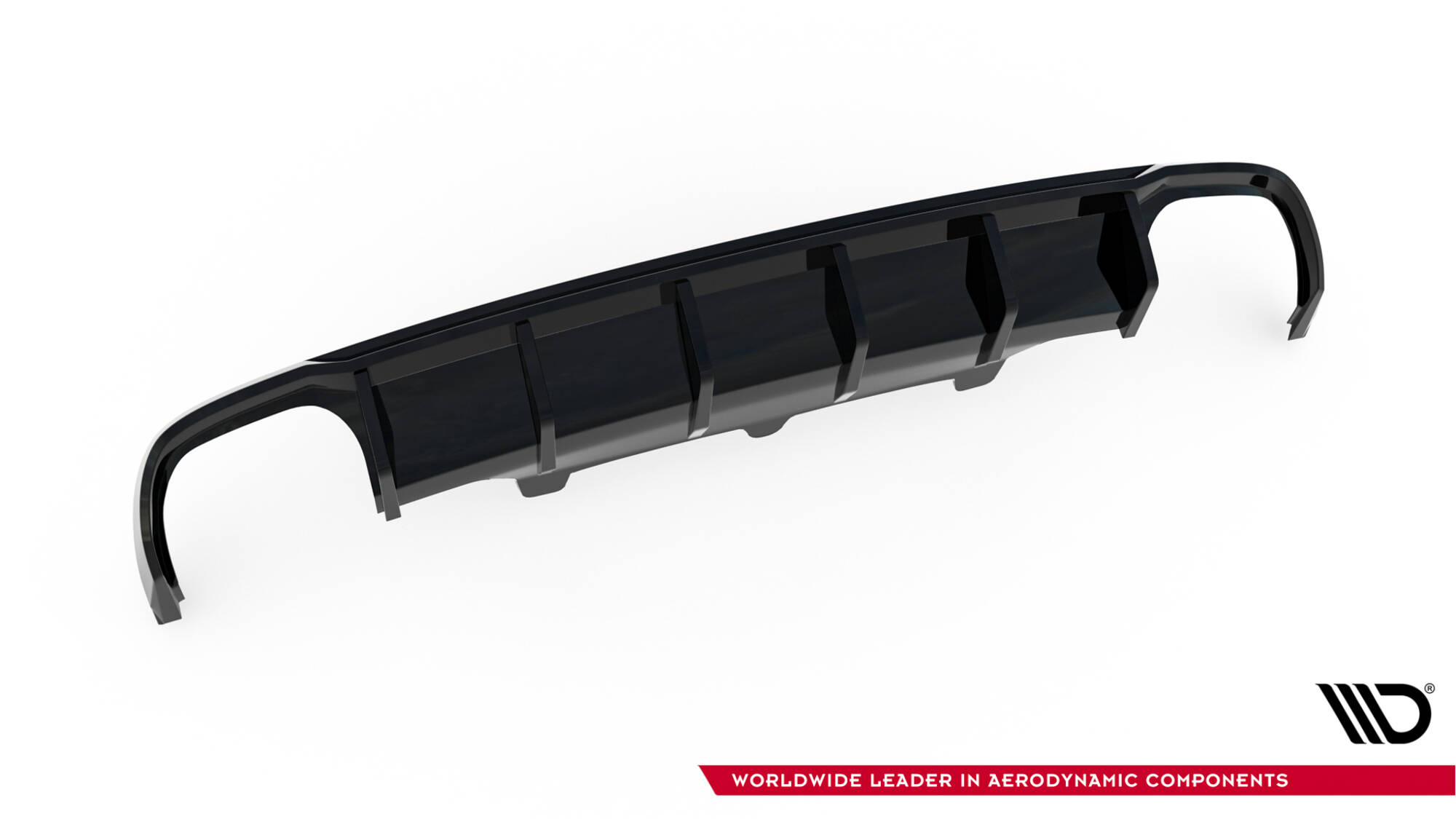 Rear Valance Audi A6 Avant C7 (Version with dual exhausts on both sides) - 4
