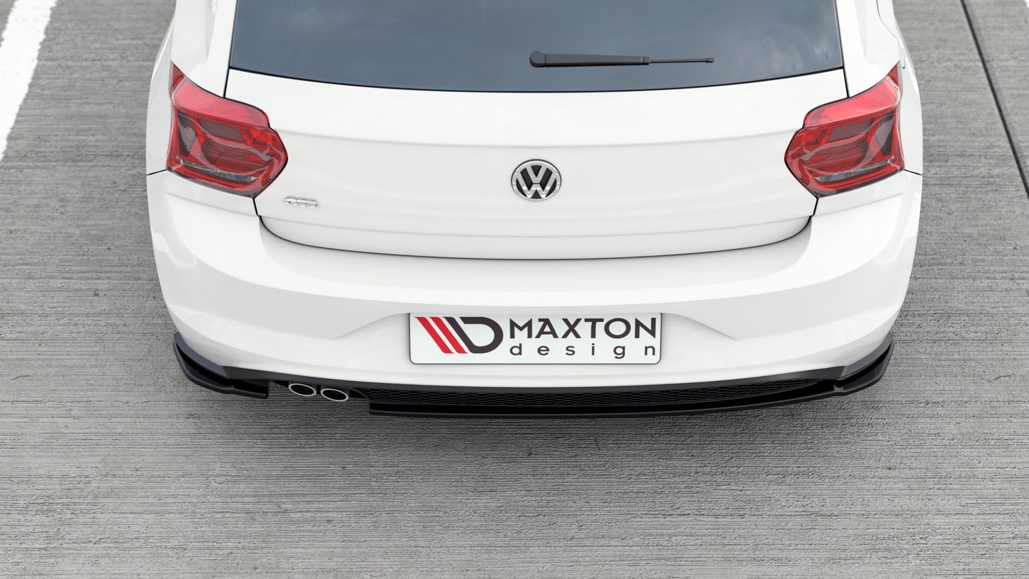 Rear Side Splitters V.2 Volkswagen Polo GTI / R-Line Mk6 - 4