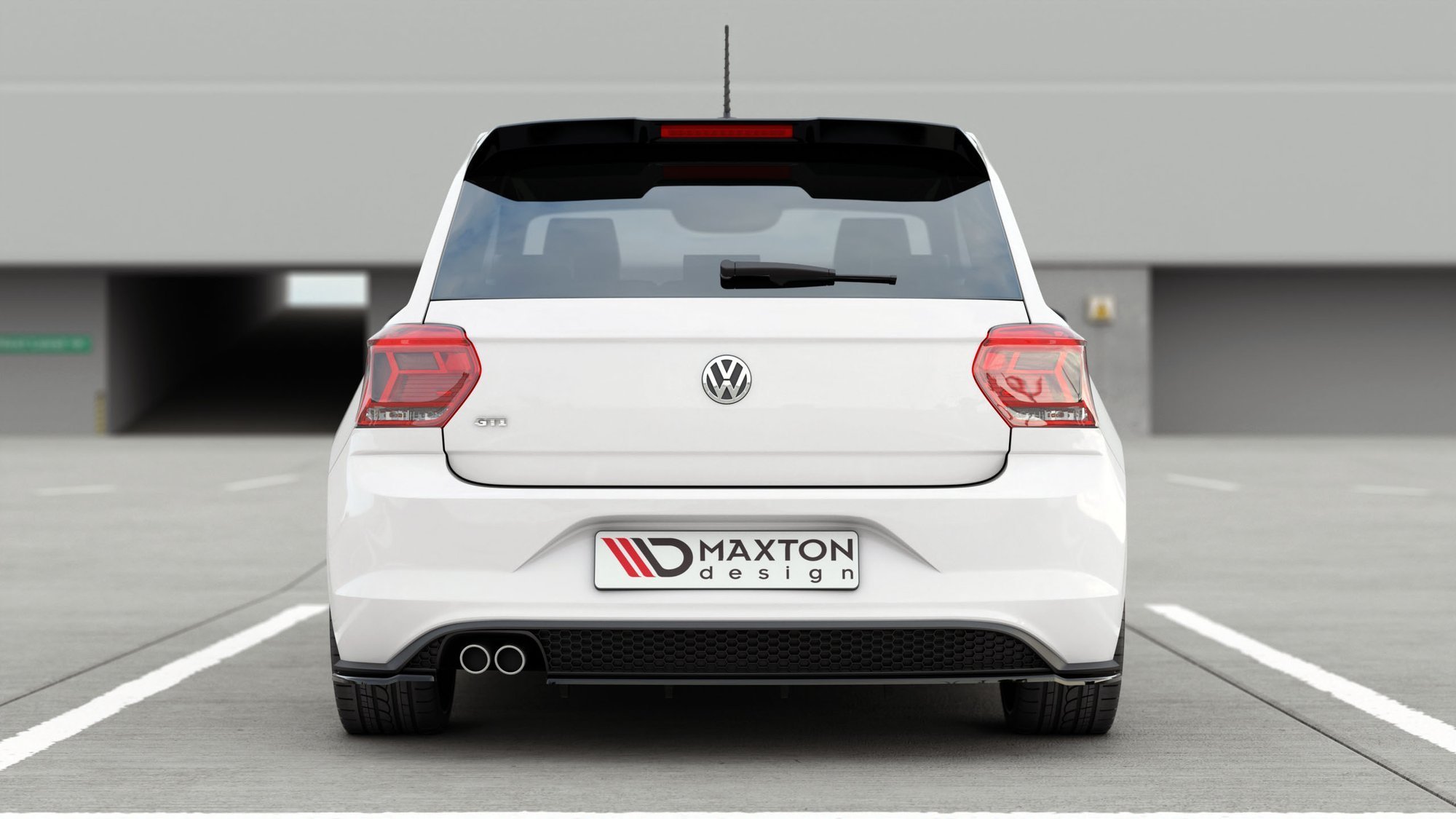 Rear Side Splitters V.2 Volkswagen Polo GTI / R-Line Mk6 - 5