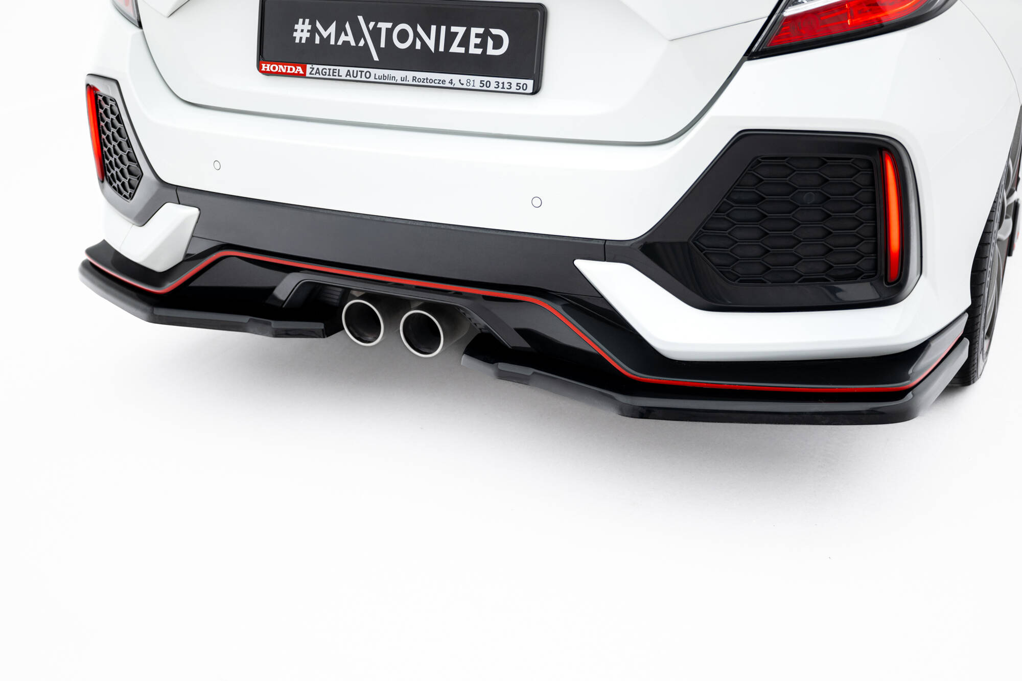 REAR SPLITTER SUITABLE FOR HONDA CIVIC SPORT MK 10 – MAXTON DESIGN