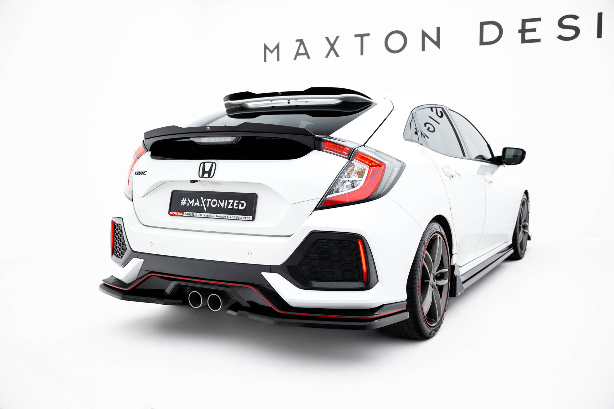 REAR SPLITTER SUITABLE FOR HONDA CIVIC SPORT MK 10 – MAXTON DESIGN - 4