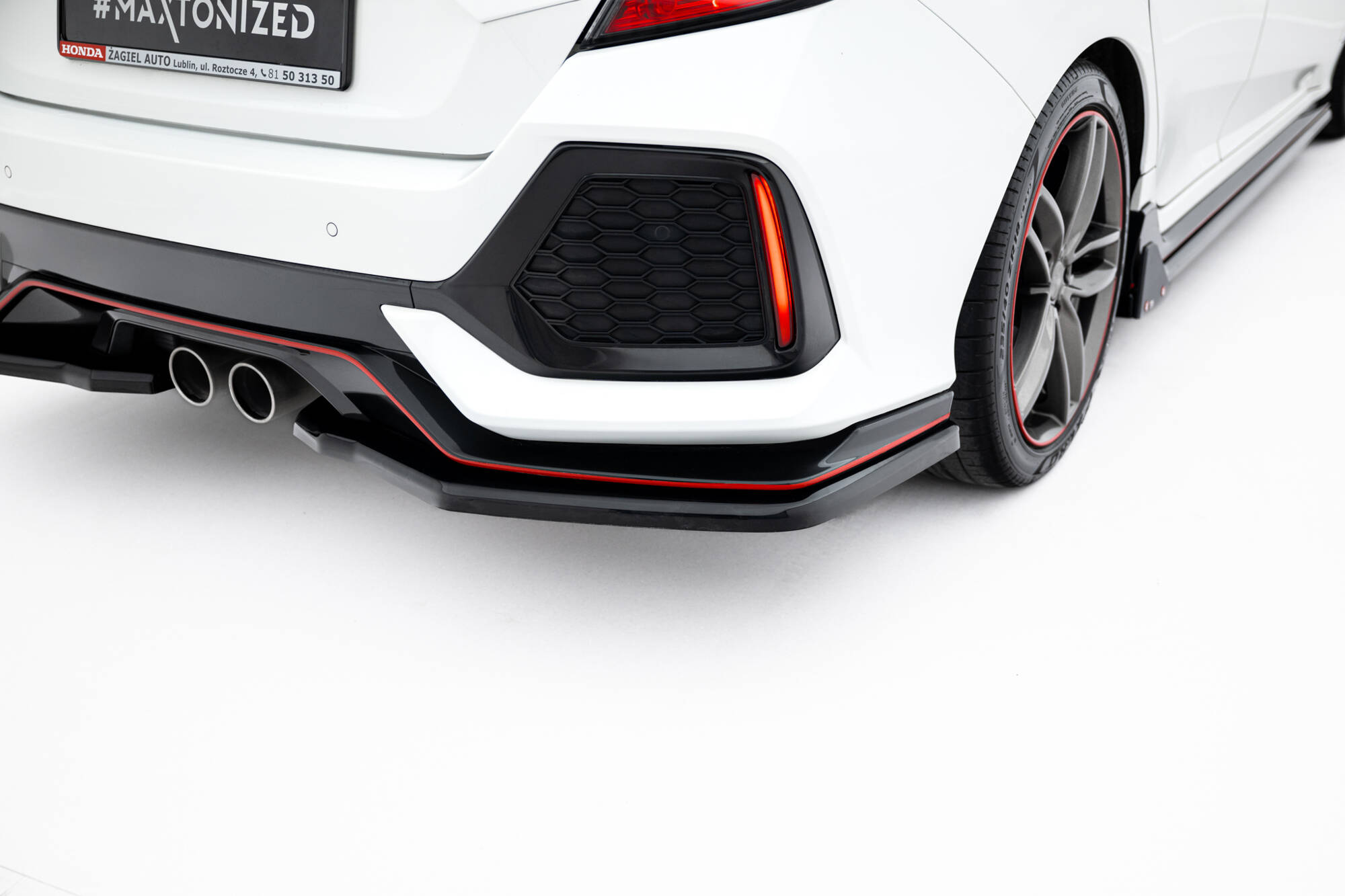 REAR SPLITTER SUITABLE FOR HONDA CIVIC SPORT MK 10 – MAXTON DESIGN - 3