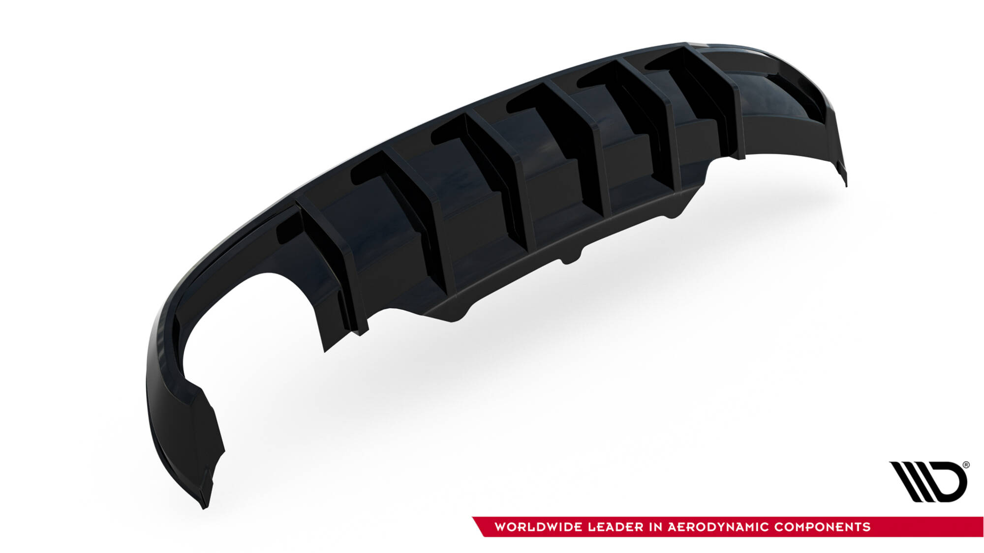 Rear Valance Audi A5 Coupe / Cabrio S-Line 8T (Single side dual exhaust version) - 8