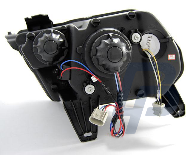 HEADLIGHTS FORD MUSTANG V 10-13 TUBE LIGHT BLACK - 5