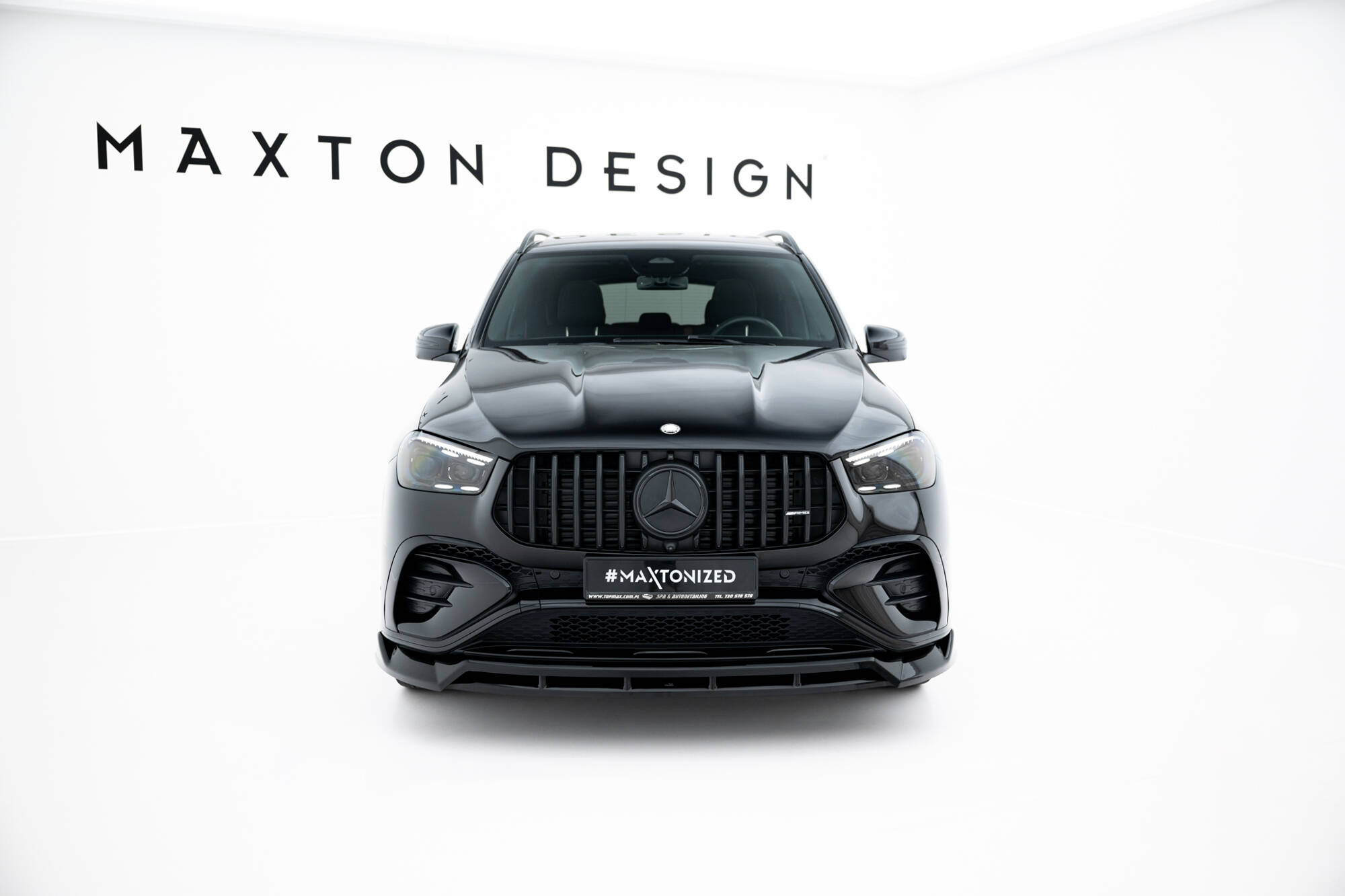 FRONT SPLITTER SUITABLE FOR MERCEDES-AMG GLE 53 / AMG-LINE SUV / COUPE W167 FACELIFT / C167 FACELIFT – MAXTON DESIGN - 3