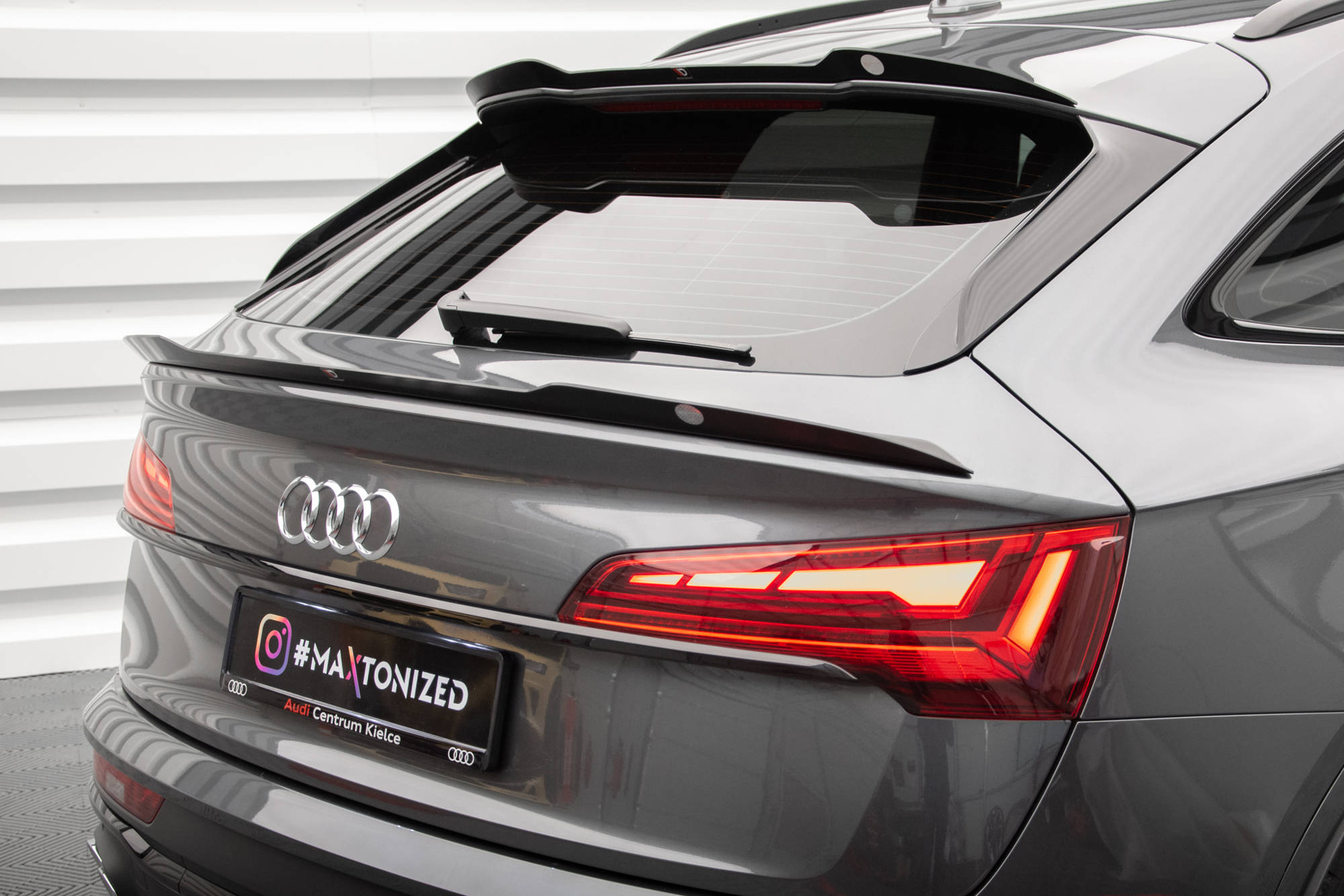 Lower Spoiler CAP Audi SQ5 Sportback Mk2 Facelift - 3