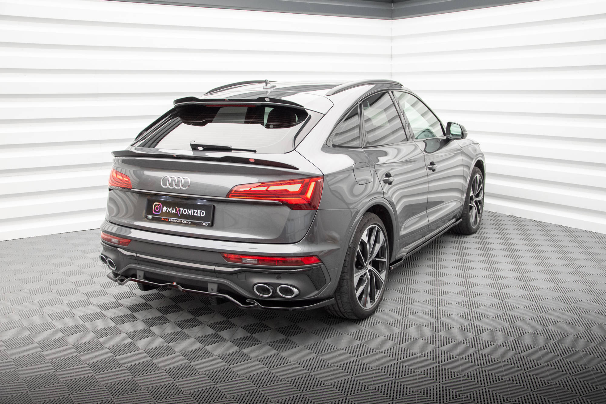 Lower Spoiler CAP Audi SQ5 Sportback Mk2 Facelift - 2