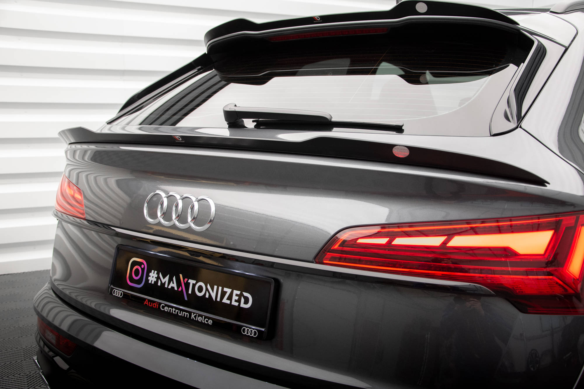 Lower Spoiler CAP Audi SQ5 Sportback Mk2 Facelift - 4