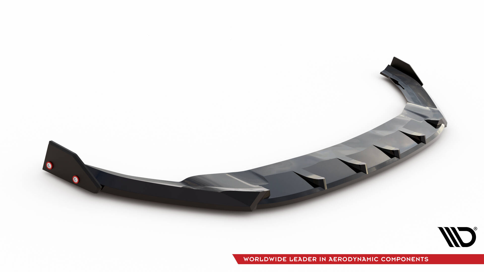 Front Splitter V.5 + Flaps Volkswagen Golf R / R-Line Mk7 - 6
